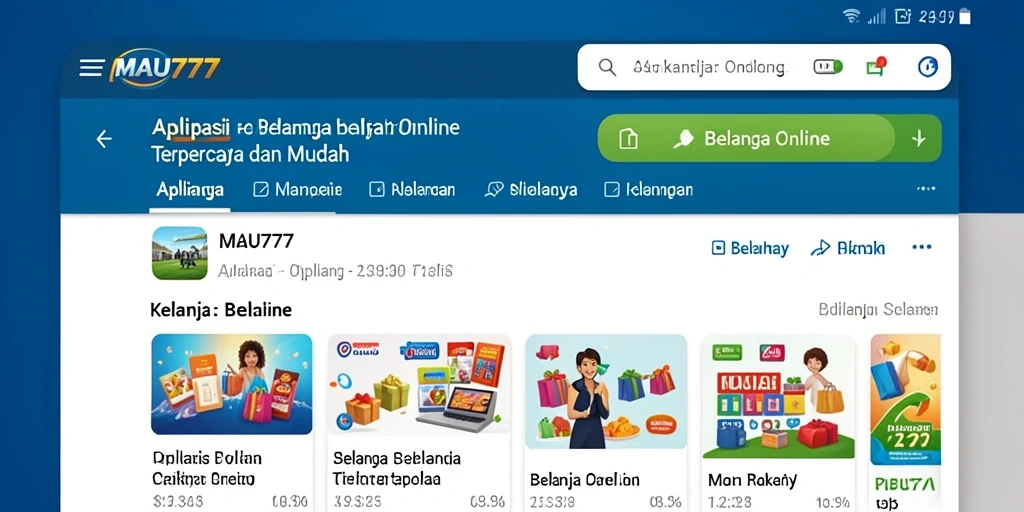 Tampilan antarmuka pengguna MAU777 yang menarik dan fungsional.