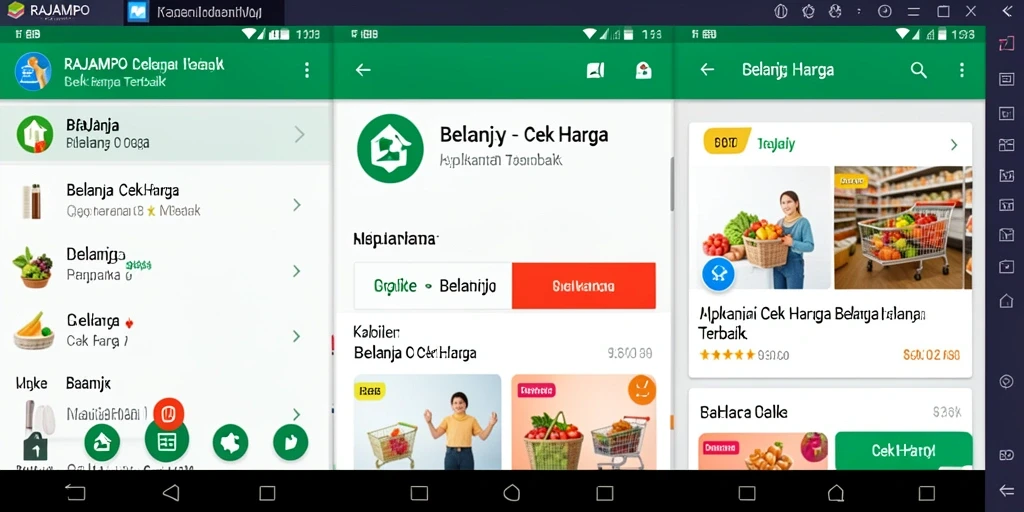 Tampilan antarmuka RAJAMPO yang sederhana dan intuitif.