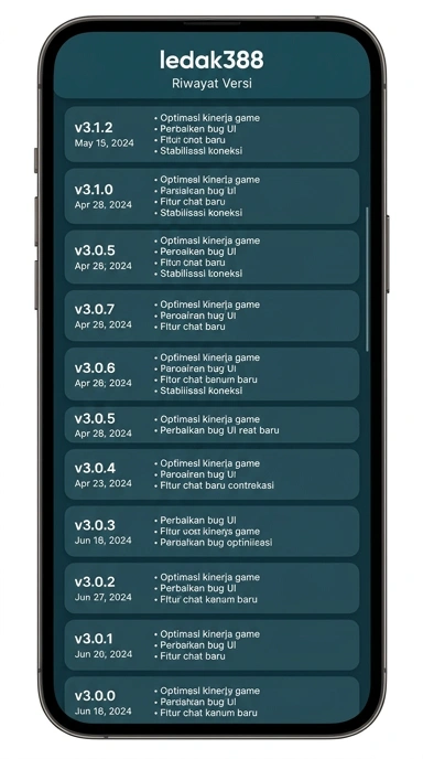 Riwayat Versi Aplikasi ledak388 untuk Pengguna Android